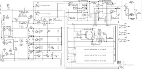 Схема сварочного инвертора ТСС САИ 200