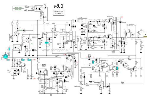 Схема принципиальная сварочного инвертора ММА 250